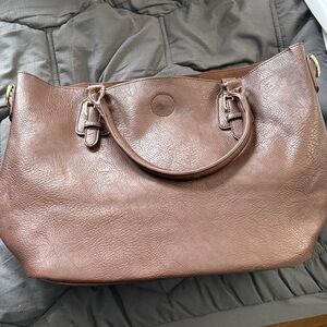 Brown and leopard Bag